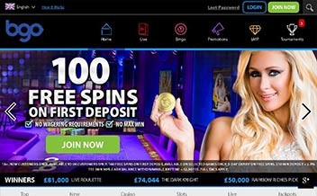 Screenshot 2 BGO Casino