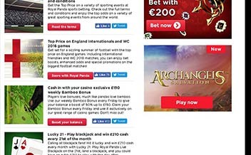 Screenshot 1 Royal Panda Casino