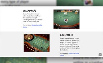 Screenshot 1 Zodiac Casino